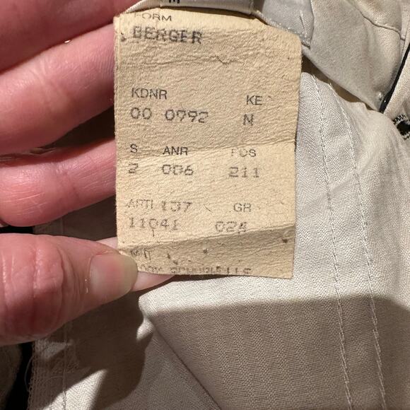 Boss Hugo Boss Dress Pants 35x28 Black Cuff Hem 100% Wool Vintage Luxury - Picture 6 of 11